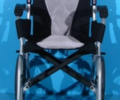 Scaun cu rotile din aluminiu Karma / latime sezut 38 cm - 2