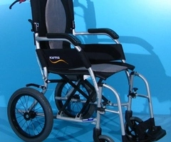 Scaun cu rotile din aluminiu Karma / latime sezut 38 cm - 3