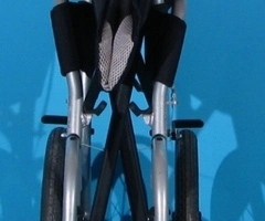 Scaun cu rotile din aluminiu Karma / latime sezut 38 cm - 8