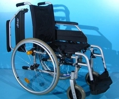 Scaun cu rotile din aluminiu Drive / latime sezut 42 cm - 3