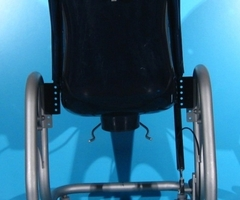 Scaun de dus si WC din aluminiu  latime sezut 40 cm - 7