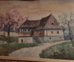 Picturi in ulei,perioada interbelica, semnate C.Iliescu, Pantzer,Th. Aman, Corot, Derain,NB. - 3