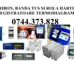 Caseta banda scriere Rola hartie inregistrator de temperatura termoimprimanta