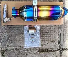 Toba SPORT MOTO / ATV AKRAPOVIC BLUE FLAME ! NOU - 2