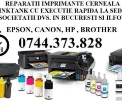 Service si flacoane imprimante cu rezervoare cerneala in Domnesti - 0744373828. - 2