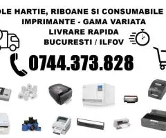 Consumabile imprimante medicale – Role hârtie + riboane