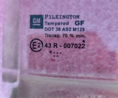 Geam deflector ( mic ) portiera dreapta spate Opel Zafira A ( 1998-2005 ) - 2