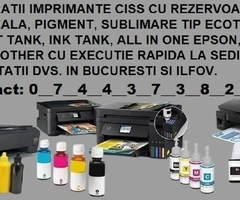 Service si consumabile imprimante rezervoare cerneala ecotank in Bucuresti Ilfov !