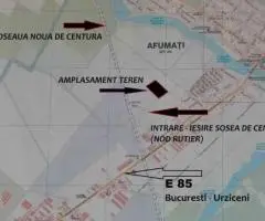 Vanzare teren Afumati la nod centura (Autostrada A0) comercial - 4