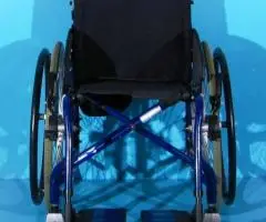 Scaun cu rotile din aluminiu activ  Sopur - latime sezut 42 cm - 2