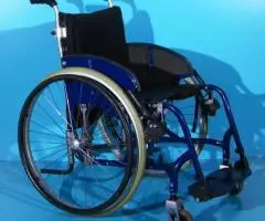 Scaun cu rotile din aluminiu activ  Sopur - latime sezut 42 cm - 3