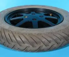 Roata originala cu cauciuc plin Meyra Optimus 1 3.00-10 - 3