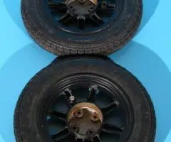 Roata originala cu cauciuc plin pentru carucior electric Meyra Optimus 1 3.00-10 - 2