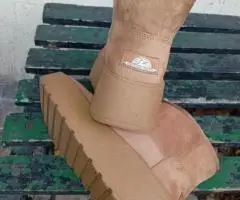 Bershka ghete iarna imblanite masura 37 culoare Camel - 5