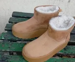 Bershka ghete iarna imblanite masura 37 culoare Camel - 6