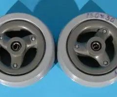 Roata cu cauciuc plin pentru carucior electric 150x50 - 2