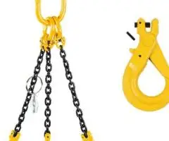 Sistem de ridicare din lant cu 2 brate cu carlige cu autoblocare - 6