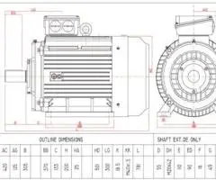 Motor electric trifazat 30kw 1400rpm 200 B3 - 2