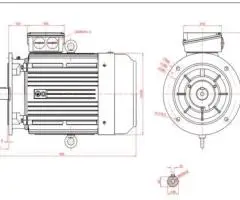 Motor electric trifazat 30kw 1400rpm 200 B5 - 2