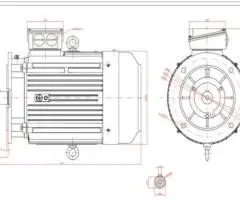 Motor electric trifazat 11kw 3000rpm 160 B5 - 2