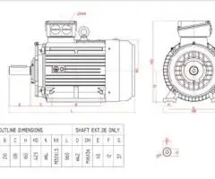 Motor electric trifazat 15kw 3000rpm 160 B3 - 2
