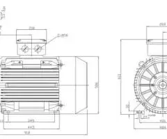Motor electric trifazat 55kw 3000rpm 250 B3 - 2