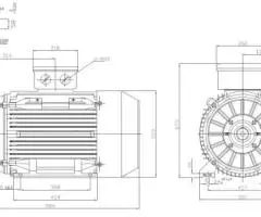 Motor electric trifazat 75kw 3000rpm 280 B3 - 2