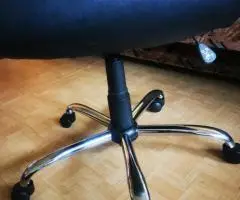 scaun birou fotoliu directorial rotativ pe picior solid metalic - 5