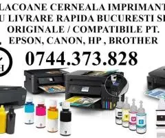 Flacoane cerneala Epson, Canon, Hp, Brother imprimante cu rezervoare ink!. - 2