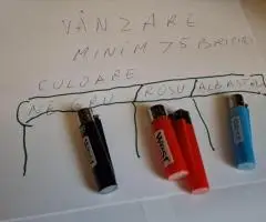 Vand Colectiii brichete CLIPPER pe Culori