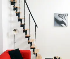 Scara samba Lumia - fag masiv + otel, design compact