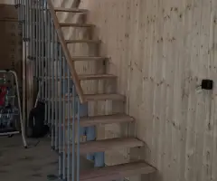 Scara interioara Torino - metal + fag, inaltime reglabila