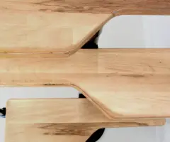 Scara interioara Velora - metal + fag lacuit, ingusta