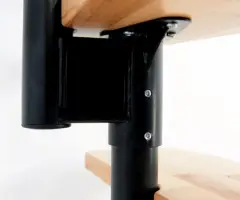 Scara interioara Lumia - lemn fag + otel, spatiu redus - 3