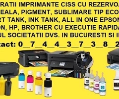 Reparatii imprimante rezervoare  Epson, Hp, Brother, Canon in Bucuresti si Ilfov rapid.  !