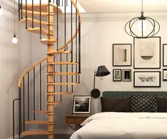 Scara Larissa spirala - fag + metal, 3 diametre disponibile - 2