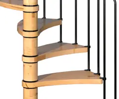 Scara Larissa spirala - fag + metal, 3 diametre disponibile - 4