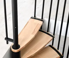 Scara Claria spirala - fag lacuit, trepte reglabile - 7