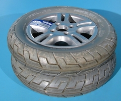 Roata cu cauciuc plin carucior electric 14 X 3.50-8 - 2