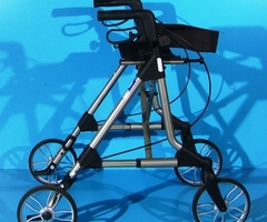 Cadru de mers din aluminiu cu roti - Russka - 4