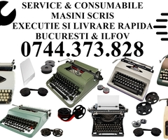Service masini de scris cu livrare consumabile in Bucuresti si Ilfov.