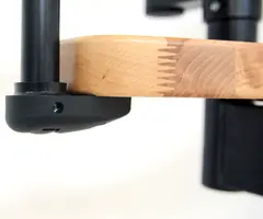 Scara interioara Lumia - lemn fag + otel, spatiu redus - 5