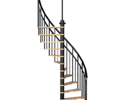 Scara Siena - semispirala kit, lemn fag, amprenta minima - 3