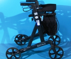 Cadru de mers cu roti din aluminiu - 4