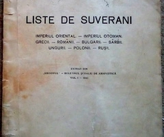 LIste de suverani, Aurelian Sacerdoteanu, 1941