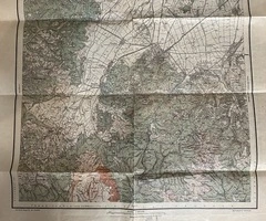 Harta topografica Predeal- Brasov, perioada interbelica - 3