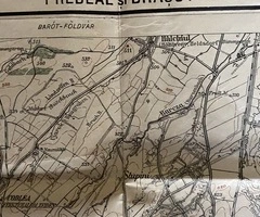 Harta topografica Predeal- Brasov, perioada interbelica - 4