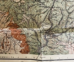Harta topografica Predeal- Brasov, perioada interbelica - 5