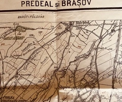 Harta topografica Predeal- Brasov, perioada interbelica - 8