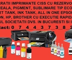 Service imprimante cu rezervoare si livrare flacoane ink Bucuresti si Ilfov !.